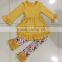 colorful cotton boutique remake cotton girls outfit in stock
