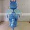 EVA plush material adult dragon costume blue dragon mascot costume