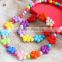 Cheap Acrylic Colored Stars, Butterfly, Flowers Costume Children Jewelry set For Girls Lovely Baby Kids Necklace & Bracelet Set