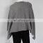 V-neck cable knitted poncho cashmere wraps wholesale price