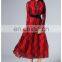 Fashion long sleeve grace lace dress for woman,good quality modern dress