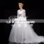 1A175cx 2015 High Collar Lace Palace Wedding Dress/Real Picture Show Bridal Wedding Dress Court Train Europe and America 2105