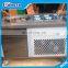 Flat Pan Frozen Yogurt Refrigerator Function For Real Fruits Toppings Fried Rolling Ice Cream Machine