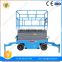 SevenLift hydraulic foot pump scissor lift table elevator with wheels