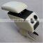 Convenient free punching raising with storage box auto car armrest