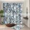 i@home fabric dollar bill luxury bathroom custom print shower curtains polyester and bath mat set