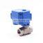 12v 24v 110v 220v stainless steel brass 2 two way electric motorized ball valve BSP NPT ball electric drain valve