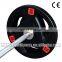 China factory price weight lifting iron rubber weight plate/barbell plate