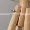 Simple Nordic wooden bedroom living room three-legged floor lamp