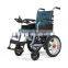 Handicapped Light Weight Mobility Electric Wheelchair Ready to Ship! Topmedi Folding Rehabilitation Therapy Supplies 44/49KG 10"