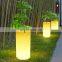 Factory waterproof light up illuminated led light flower vase led flower pot