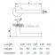 TH003:Stainless Steel Lever Handle With Escutcheon