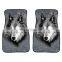 4pcs Ferocious Wolves Car pads Carpet Universal Car Floor Foot Mats Sublimation Anti-Slip Neoprene Interior Protect Accessories