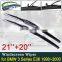 for BMW 3 Series E36 1990~2000 Car Wiper Blades 316i 318i 318is 320i 323i 325i 328i 328tds 325td 325tds Car Accessories Stickers