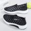 Summer cloth shoes women's mesh breathable casual shoes soft bottom non-slip mesh shoes flat bottom one pedal mother shoes