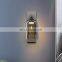 Hot Sale Double Glass Lampshade Home Decoration Lobby Wall Lamp Modern Indoor Led Glass Wall Lamp