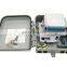 Ftth 8Core Fiber Terminal Box with plc PC ABS Gray 1*8 Fiber Distribution Box