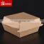 China supplier custom size paper box burger packaging