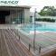 Construction Balustrade strengthened Handrail durable frameless glass railing