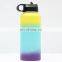 32 64oz Large stainless steel thermos cup bottle gradient color space thermo kettle vacuum thermal flask insulated water bottles