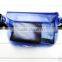 Pink transparent elegant waterproof waist bag