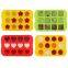 Large bake cake round circle heart pentagram star rectangle shaped silicone mould chocolate mold