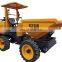 4WD 3 Ton bulk-cargo FCY30R Rotating Side Unloading Bulk Materials Mini hydraulic dumper