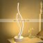 Waves Spiral LED Table Light Remote Control Warm White Dimmable Indoor LED Desk Lamp