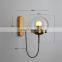 Loft LED Wall Light Indoor Decoration Bedroom E27 110-220V Modern Home Gold Wall Lighting