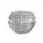 Creative Modern Handmade Home Wedding Decoration Tabletop Clear Mosaic Glass Crystal Candle Holder Burner