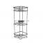 Good Quality Stainless Steel Kitchen Organization Shelves Storage Holders & Racks 3-Layer Metal Corner Triangle Storage Racks