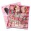 18 Pcs/Box Kids Children Accessories Hairpins Barrettes Baby Fabric Bow Flower Headwear Hair clips Girls Headdress