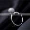 Tiny Ball Romantic Love Gift Pave Setting CZ Stones Top Quality Engagement Ring
