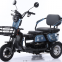 2025 Best 3 Wheel Passenger Tricycle Two Seat 48v Electric Tricycle Bike for Adults and Old People