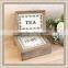 2016 black tea custom wooden gift box american style coffee storage box tea packaging boxfor wholesale