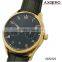 japan movement quartz leather watch stainless steel back water resistant watch wholesale watch