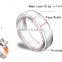 Latest silver ring men's stainless steel ring fashion men's ring design