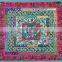 newest custom printed square silk scarf