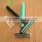 New Wood Handle Straight Edge Stainless Steel Safety Razor /hotel shaving kit