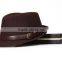 Star Favourite Trend All-match Man Women Trilby Fedora Cap With Leather Buckle
