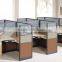 Modern Typical Open Office Workstation Modular combined with Aluminum & Glass(SZ-WS335)