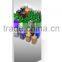 advertising picture shelf single side cross base height adjustable poster rail attached sign stand