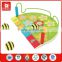 3 year's old names of the kids in the park games gound ball a table and 3 balls kids wooden educational manipulative toys