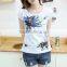 Fashion ladies t shirt embroidery machine