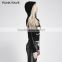 PY-194 Punk Dark Color Contrast Lacing Skeleton Slim Jacket With Hood