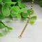 jewellry 2016 hot sale 18k gold color ball chain necklace