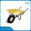 Double wheel garden wheelbarrow Building wheelbarrow galvanized tray