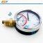 Painted steel industrial compound temperature and pressure gauge