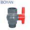 China supplier plastic pvc octagonal female and male ball valve