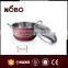 Spary Color Induction Bottom Stainless Steel German Style Cookware Sets